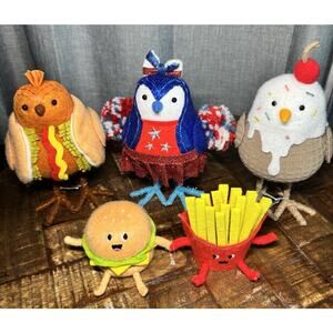 Target Featherly Friends Sun Squad summer (2025) 3 Birds & hamburger and fries